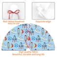 thumbnail image 4 of Yiaed Cartoon Rocket With Space Print Christmas Tree Skirt , Tree SkirtsTree Mat for Christmas Winter Holiday Indoor Decorations-48", 4 of 7
