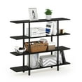 thumbnail image 4 of Furinno Turn-N-Tube 4-Tier Wide Display Shelf, Espresso/Black, 4 of 4
