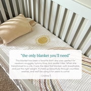 aden + anais Classic Modern Dream Blanket Boys Harry Potter Gray Cotton Muslin Baby Blanket