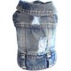 thumbnail image 1 of Chaqueta vaquera para perros, camiseta vaquera azul para cachorros, ropa para perros lavable a máquina, ropa cómoda y fresca -, 1 of 5