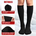 thumbnail image 3 of 5 Pairs Warm Knee High Socks for Women-Thermal Cotton Socks for Hiking,Work,Winter,Gifts, 3 of 7