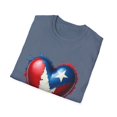 thumbnail image 4 of Puerto Rico Flag Pride  Heart T-Shirt, 4 of 4