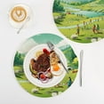 thumbnail image 4 of Forest People Trivet Mats Woven Pot Holders 3Pcs Non-Slip Heat Resistant for Hot Pots Pans Pats, 4 of 6