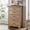 5 Drawer, variant on Farmhouse 5 Drawer Dresser for Bedroom, 31.4" Tall Dressers & Chest of Drawers, Rustic Wood Dresser with Metal Handle, Storage Organizer Closet for Living Room, Hallway, Entryway,Oak