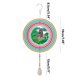 thumbnail image 3 of Fiudx Pegatinas de Diamante para Pintar Albañilería, Carillón de Viento de Cristal Colorido, Colgante de Acrílico, Arte Decorativo de Pared Multicolor, para Jardín Al Aire Libre, Habitación de Bebé,, 3 of 3