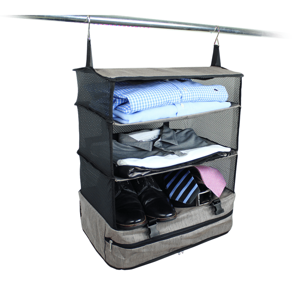 Stow N Go Hanging Travel Shelves Large Packing Organizers, from Grand