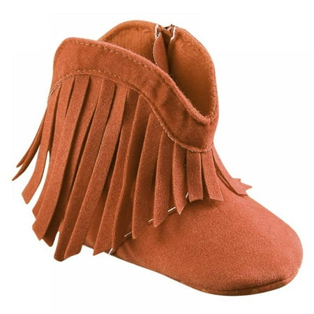 

Infant Baby Boys Girls Booties Newborn Warm Winter Boots Toddler Non-Slip First Walking Shoes