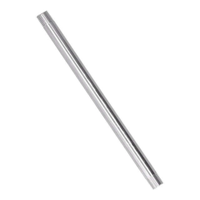 Tubo de conexión de acero inoxidable, rosca macho G1/4 Tubo roscado de acero inoxidable de 20 cm Tubo roscado confiable y duradero