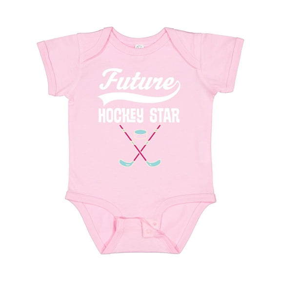 Inktastic Hockey Star Future Boys or Girls Baby Bodysuit