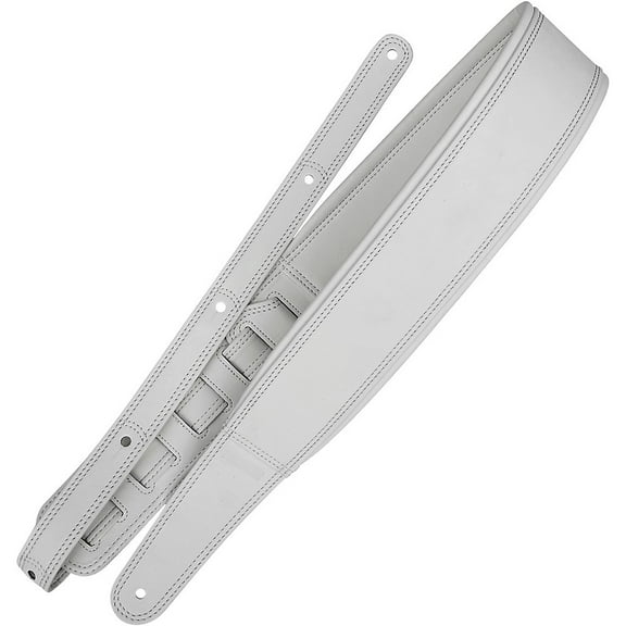 RICHTER Springbreak I Leatherette Guitar Strap White 2.75 in.