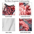 thumbnail image 4 of luoweisi Men's Beach Shorts Quick Dry Swim Trunks with Mesh Lining Coral M, 4 of 5
