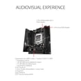 thumbnail image 4 of ASUS ROG Strix B650E-I Gaming WiFi AMD B650 AM5 Ryzen™ Desktop 9000 8000 y 7000 Mini-ITX Placa base mITX, 10+2 etapas de potencia, DDR5, 2 ranuras M.2, PCIe® 5.0, LAN 2.5G, WiFi 6E, USB 3.2 Gen 2x2 ti, 4 of 5