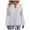 White (New Upgrade), variant on Htigea Lace Shirts for Women V-Neck Long Sleeve Casual Loose Fit Tops Fall Trendy Tunic Blouse White S