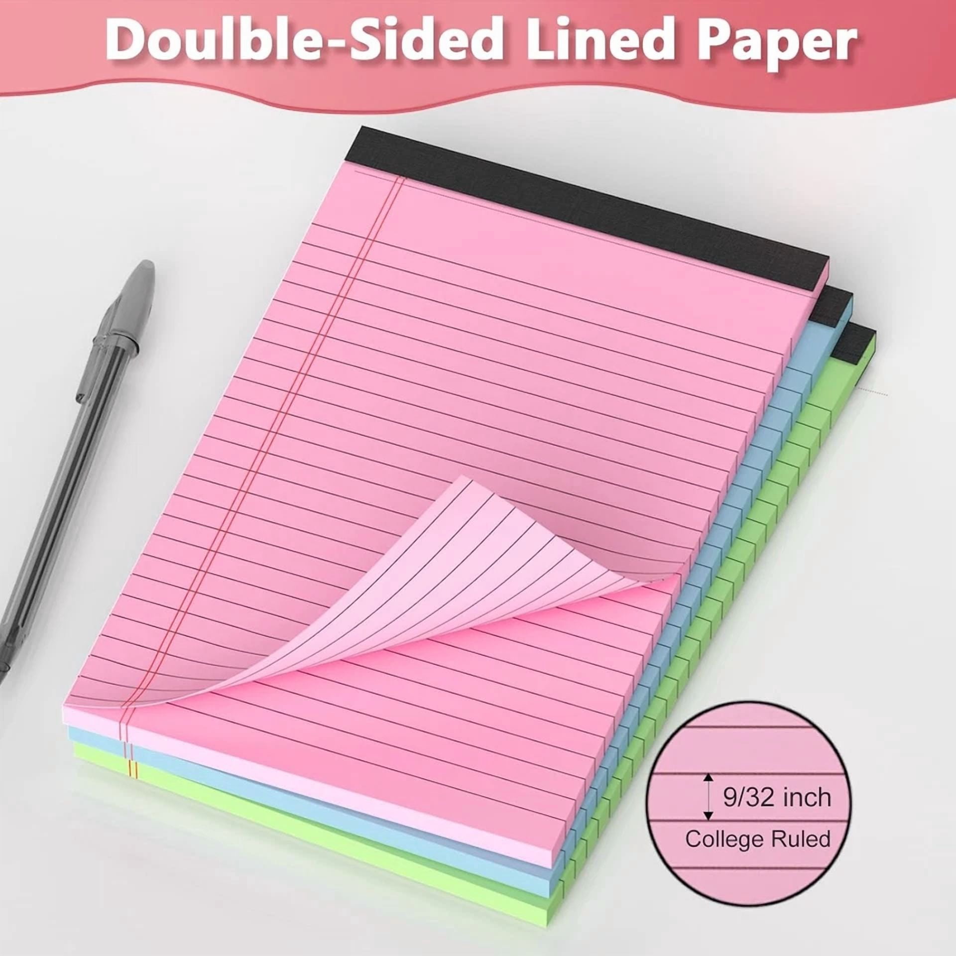 CRESTIN- Note Pads 5X8, Narrow Ruled Legal Pad, Writing 5 X 8 In- 30 Sheets