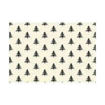 Dmlowu Christmas Placemats Set of 4 - Heat Proof Placemats, Non-Slip Table Mats for Party Holiday Decor, Merry Christmas Tree Decorations Placemats for Dining Table