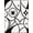 Black, Pattern 2, variant on Design&I 8'x10' Washable Area Rug Extra Large Skid-Resistant Low Profile Black White Celestial Motif with Curved Lines Elegant Design, for Living Room, Family