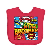 Inktastic Little Brother Comic Book Boys Baby Bib