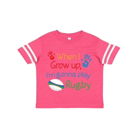 

Inktastic Future Rugby Player Gift Toddler Boy or Toddler Girl T-Shirt
