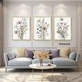 thumbnail image 4 of Hieng Wildflower Wall Art Colorful Botanical Floral Poster Canvas Prints Minimalist Watercolor Flower Pictures Vintage Farmhouse Decor Painting Bedroom Bathroom Living Room Unframed, 4 of 6