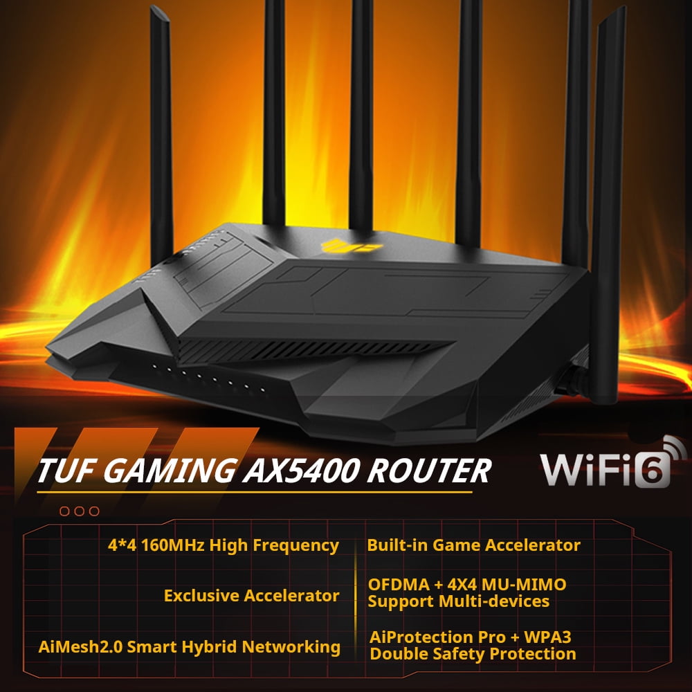 ASUS TUF Gaming AX5400 WiFi 6 Gigabit 2.4G/5G Dual-Band Router