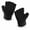 Black, variant on stcellnmex 1 Pair Director's Showcase Color Guard Gloves Fingerless Colorguard Gloves Adjustable Wrist Strap for Flag Pole and Sports Black