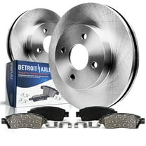 Detroit Axle - Front Brake Kit for 1998-2002 Chevrolet Prizm Toyota Corolla Replacement 1998 1999 2000 2001 2002 Disc Brake Rotors Ceramic Brakes Pads