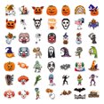 thumbnail image 4 of 100 pegatinas de tema de calabaza de Halloween que no se repiten, pegatinas de vinilo impermeables para fiestas, para botella de agua, portátil, monopatín, equipaje, artes y manualidades, recuerdos de fiesta Zhivalor BST3137843, 4 of 6