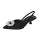thumbnail image 2 of Sandalias de poliéster con punta en pico para mujer Wmkox8yii  nm4352, 2 of 6