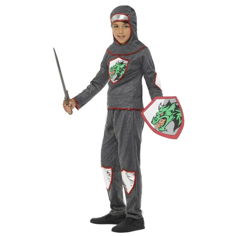 Deluxe Knight Costume Silver Child Deluxe Knight Costume Silver Child