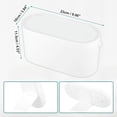 thumbnail image 4 of Unique Bargains Portable Makeup Organizator with LED Lighted Mirror Touch Switch Mirror White, 4 of 7