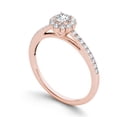 thumbnail image 2 of 1/2 Carat T.W. Diamond 10kt Rose Gold Engagement Ring, 2 of 5