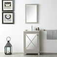 thumbnail image 5 of Home Decorative Rectangular Solid Wood 20" X 30" Mirror - Warm Grey, 5 of 5