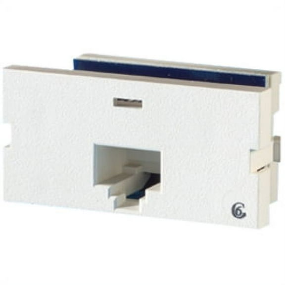 Ortronics OR-S21600 Clarity Series II 1-Port Cat6 Jack Module, Fog White