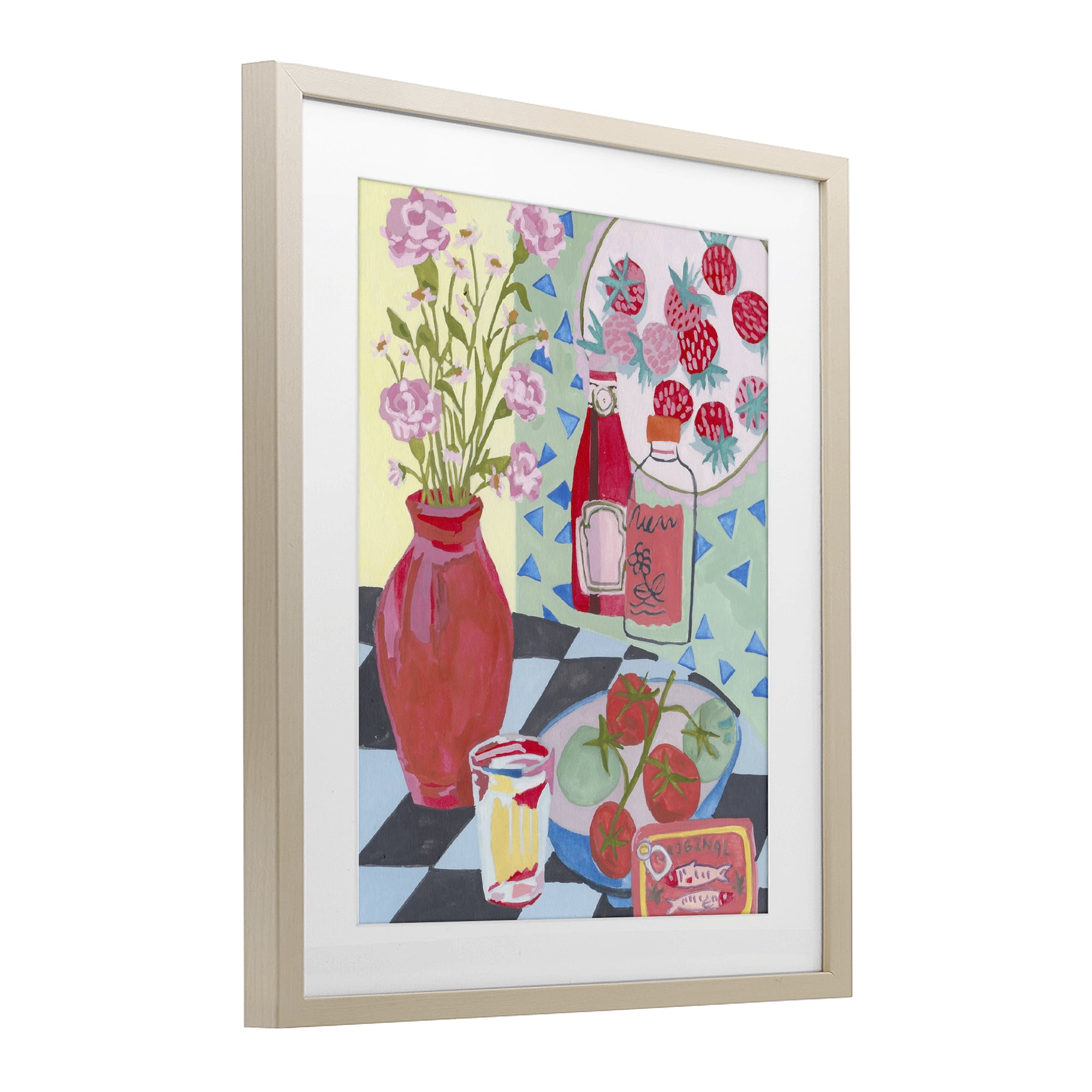 Stupell Industries Kitchen Sauces Still Life Birch Framed Print Under Glass, design by Melissa Wang