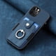 thumbnail image 1 of Stylish iPhone 14 Pro Case with Artificial Leather & Retro Hardware Ring - Perfect Fit for Apple 14plus Card Case, 1 of 4
