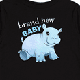 thumbnail image 4 of Inktastic Brand New Baby cute baby hippo Boys or Girls Long Sleeve Toddler T-Shirt, 4 of 5