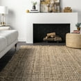 thumbnail image 4 of nuLOOM Daniela Chunky Jute Natural 5' x 7' 6" Farmhouse Area Rug, 4 of 8