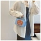 thumbnail image 1 of Bolso Bandolera Azul con Forma de Calabaza para Halloween | Material: Pu | 20,5 X 12 X 7 Cm | Ligero | Interior Compacto | Correa Ajustable, 1 of 6