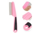 thumbnail image 3 of Unique Bargains 1 Pc Durable Short Needle Pet Grooming Brush for Pet 7.09"x1.77" Pink, 3 of 6
