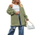 thumbnail image 2 of Automne Couleur Unie Manches Longues Pull en Maille avant, 2 of 4