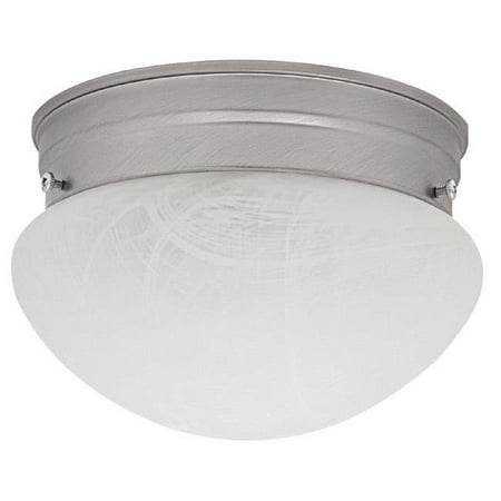 

Capital Lighting 5676MN One Light Ceiling Fixture MATTE NICKEL 7 inch W 4.5 inch H 1-60 Watt Medium Base