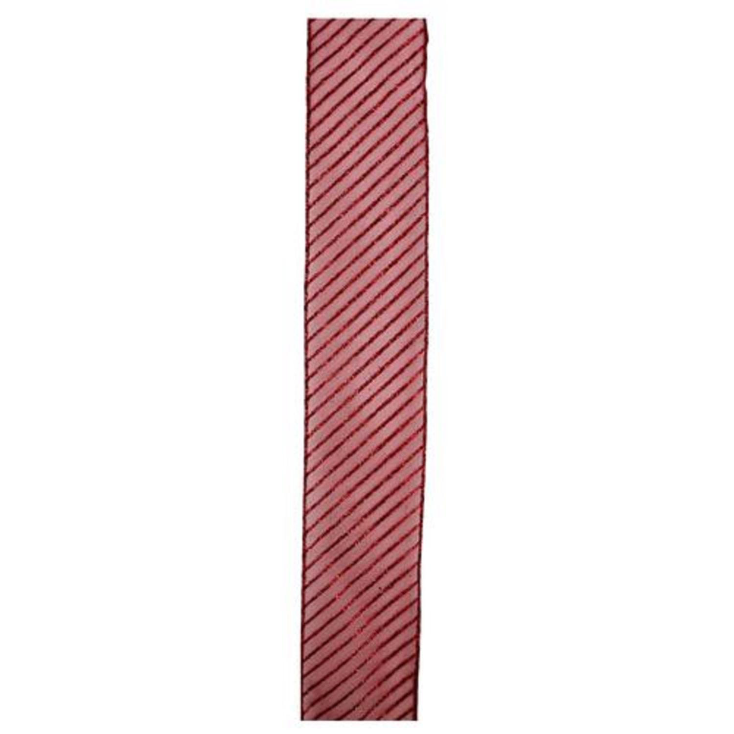 Northlight Red Wired Christmas Craft Ribbon 2.5" x 120 Yards