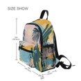 thumbnail image 3 of FORMRS Kids School Backpack with Front Zippered Pocket 12" Student Travel Daypack, Boho Style Sun, 3 of 6