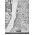 thumbnail image 2 of Roque, John 11x14 Gold Ornate Wood Framed with Double Matting Museum Art Print Titled - Roque Sectional map of London 1748, 2 of 4