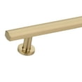 thumbnail image 3 of Schaub And Company 555-BN Heathrow 8" Center To Center Contemporary Solid Brass Bar Handle, 3 of 7