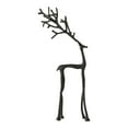 thumbnail image 2 of 2025 Christmas Decorations Reindeer Statues 3D-Printed Deer Sculpture, Black Finish European-Style Modern Decorative, Christmas Tabletop Ornaments for Mantel Fireplace Home Decor, 2 of 11