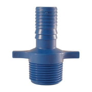 Blue Twisters 4814570 0.75 in. Insert x 0.75 in. Dia. MPT Polypropylene Elbow, Blue