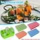thumbnail image 1 of Bandeja de hielo de 15 cubos con tapa - Silicona flexible, congelación rápida, liberación fácil - Máquina de cubitos de hielo apta para alimentos de 18x11cm para bebidas, 1 of 2