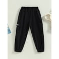 thumbnail image 4 of GXFC Little Boys lounge Tapered Pants Kids Boys Casual Elastic Waist Athleisure Pants Children Boys Joggers Sweatpants Loungewear with Pocket 3-10T, 4 of 9