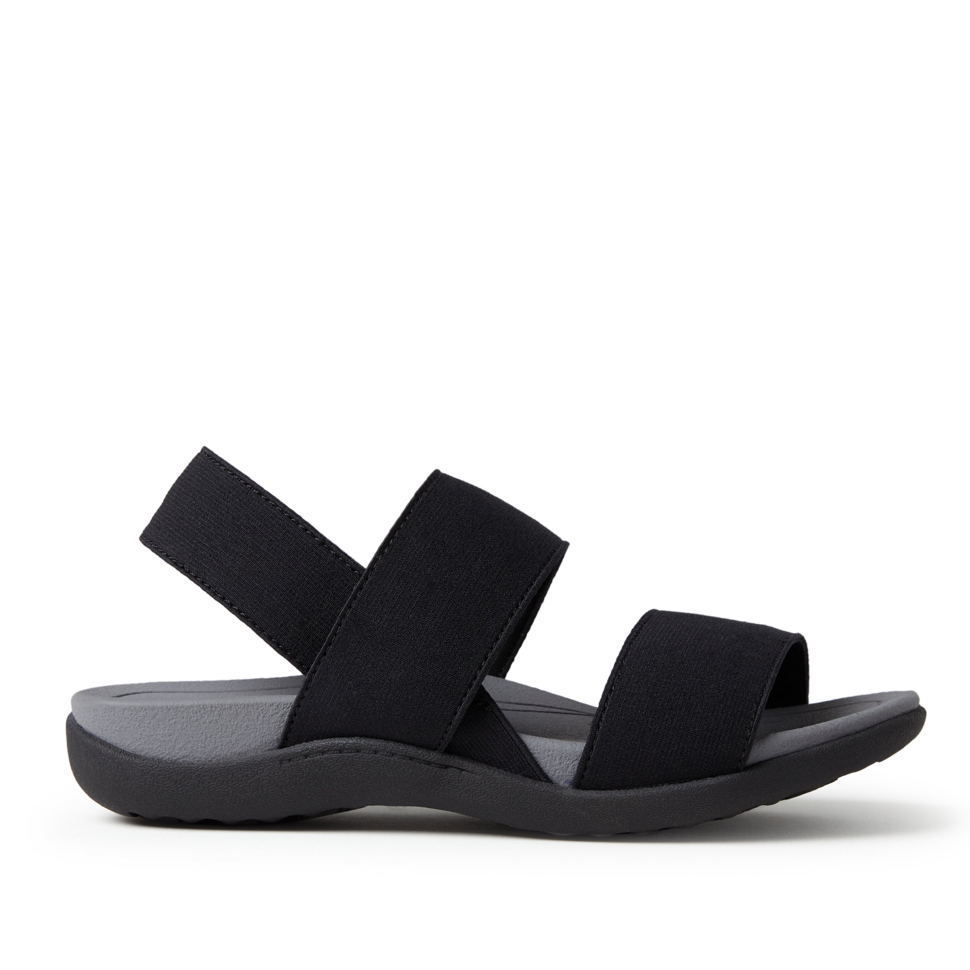 Dearfoams Women's Sloane Low Foam Back Strap Sandal